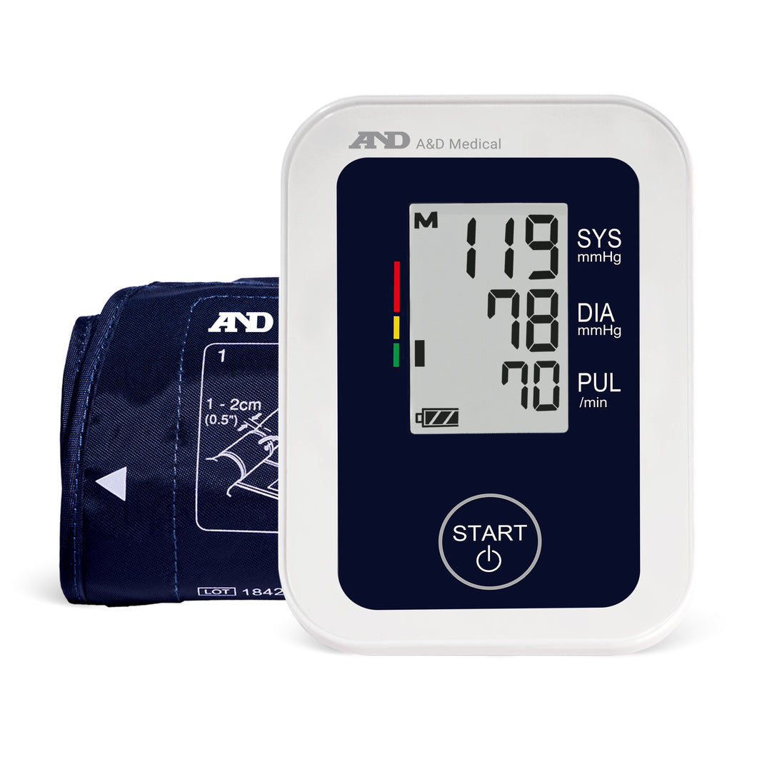 Large cuff blood pressure monitor